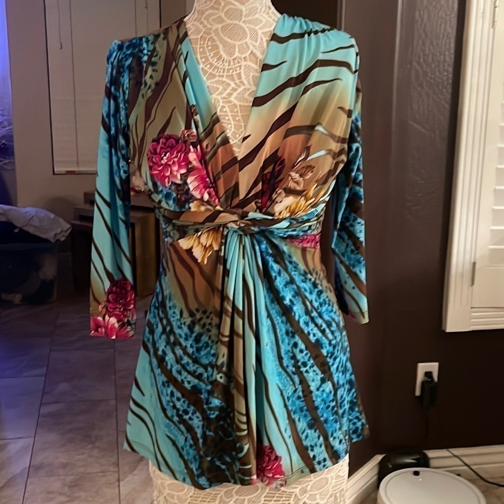 LAURA Max multi‎ colored blouse
